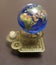 Orrery steampunk art small sculpture for dolls house.