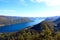 Orta lake and island in Northern Italy