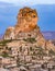 Ortahisar Castle in Cappadocia, Turkey