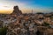 Ortahisar natural rock castle and town, Cappadocia, Turkey