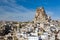 Ortahisar rock fortress in Cappadocia