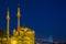 Ortakoy Mosque at night in Istanbul, Turkey