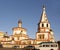 Orthodox architecture. Cathedral of the Epiphany. Irkutsk. Siberia.