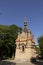 Orthodox chapel against the blue sky