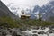 Orthodox chapel in mountains