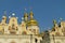 Orthodox Christian golden domes of Kiev-Pechersk Lavra