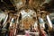 Orthodox Church. church icons, religion. Christianity. Church from the middle, church throne, altar