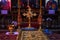 Orthodox Church cross setup for a mass ceremony