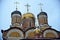 Orthodox church with domes