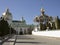 Orthodox Church and a gazebo for Saints