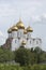 Orthodox church with gold domes