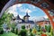 Orthodox church - Monastery Bujoreni - landmark attraction in Vaslui County, Romania