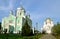 Orthodox church of a monastery in Diveevo, Russia