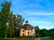 Orthodox Church, named in honor of the Orthodox holiday of the Russian Orthodox Church - The temple of All Saints resplendent in