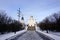 Orthodox Church of the Saviour on water the Landmark of Murmansk