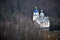 Orthodox church in the woods