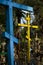 Orthodox crosses brought by pilgrims to the Holy Mount of Grabarka.