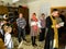 Orthodox infant baptism ceremony at home in Belarus.