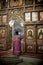 Orthodox liturgy with bishop Mercury in Moscow