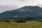 Orthodox monastery in a forest valley. Natural landscape. Transcarpathia Ukraine