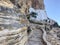 Orthodox monastry of Panagia Hozoviotissa on amorgos island, Greece, Cyclades