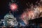 Orthodox New Year`s fireworks