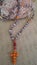 Orthodox prayer rope with beaded cross