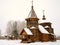 Orthodox Russia. Ancient wooden church