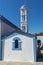 Orthodox Saint Nicholas Monastery located on two islands in Porto Lagos near town of Xanthi, Greece