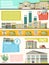 Orthogonal Municipal Buildings Infographics