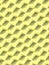 Orthographic projection of yellow rectangles covered with striped texture. 3d rendering digital illustration