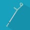 Orthopedic crutch icon