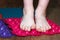 Orthopedic foot mats for child gymnastic so close