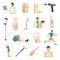 Orthopedics Color Icons Set