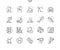 Orthopedics Well-crafted Pixel Perfect Vector Thin Line Icons 30 2x Grid for Web Graphics and Apps