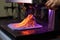 orthotic insoles being printed on 3d printer