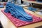 orthotic insoles freshly printed on a 3d printer bed