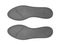 Orthotic insoles on a white background.Vector illustration.