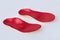 Orthotics on a white background. Insert in shoes to support the foot.