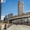 Ortigas, Metro Manila, Philippines - Passing through an overpass in EDSA.