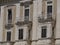 ortigia syracuse old buildings street view Sicily on sunny day