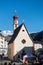 ORTISEI, TRENTINO/ITALY - MARCH 26 : St. Antonio Chapel in Ortisei in Val Gardena in Italy on March 26, 2016. Unidentified people