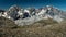 The Ortler Alps near Sulden on a sunny day in summer