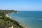 Ortona (Abruzzi, Italy), the coast of Adriatic sea