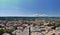 Orvieto ancient city and landscape rooftop views from the Tower, Torre del Moro, Umbria Italy