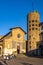 Orvieto, Italy - Chiesa Sant Andrea church at Piazza Repubblica square in old time historic quarter