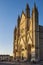 Orvieto, Italy - Duomo di Orvieto cathedral at Piazza Duomo square in old time historic quarter