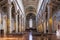 Orvieto, Italy - Interior of the Duomo di Orvieto cathedral at Piazza Duomo square in old time historic quarter