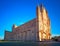 Orvieto medieval Duomo cathedral church on sunset. Italy