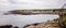 Orweed Cove along the Marginal way walk on rocky coast of Maine in Ogunquit